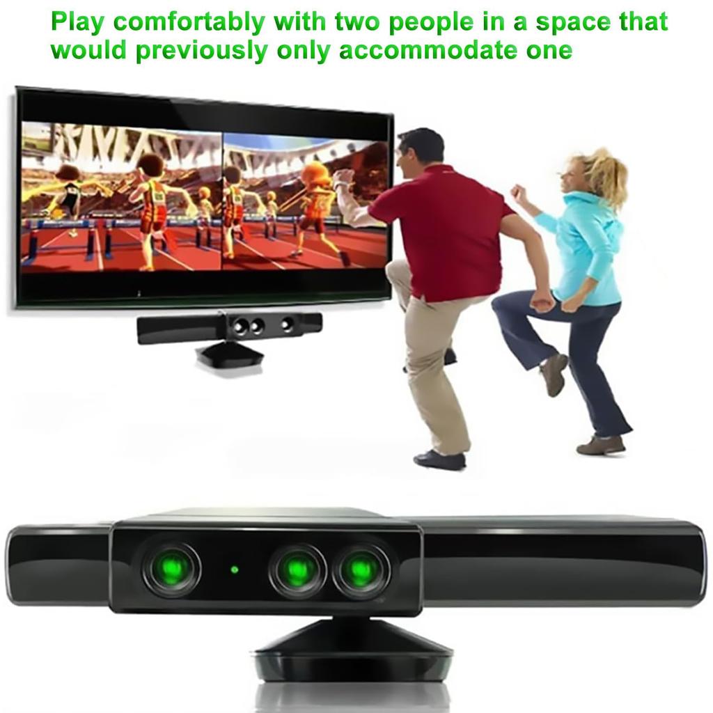 OSTENT SuperZoom Lens Sensor Reduced Range Adapter for Microsoft Xbox 360 Kinect Wide-Angle