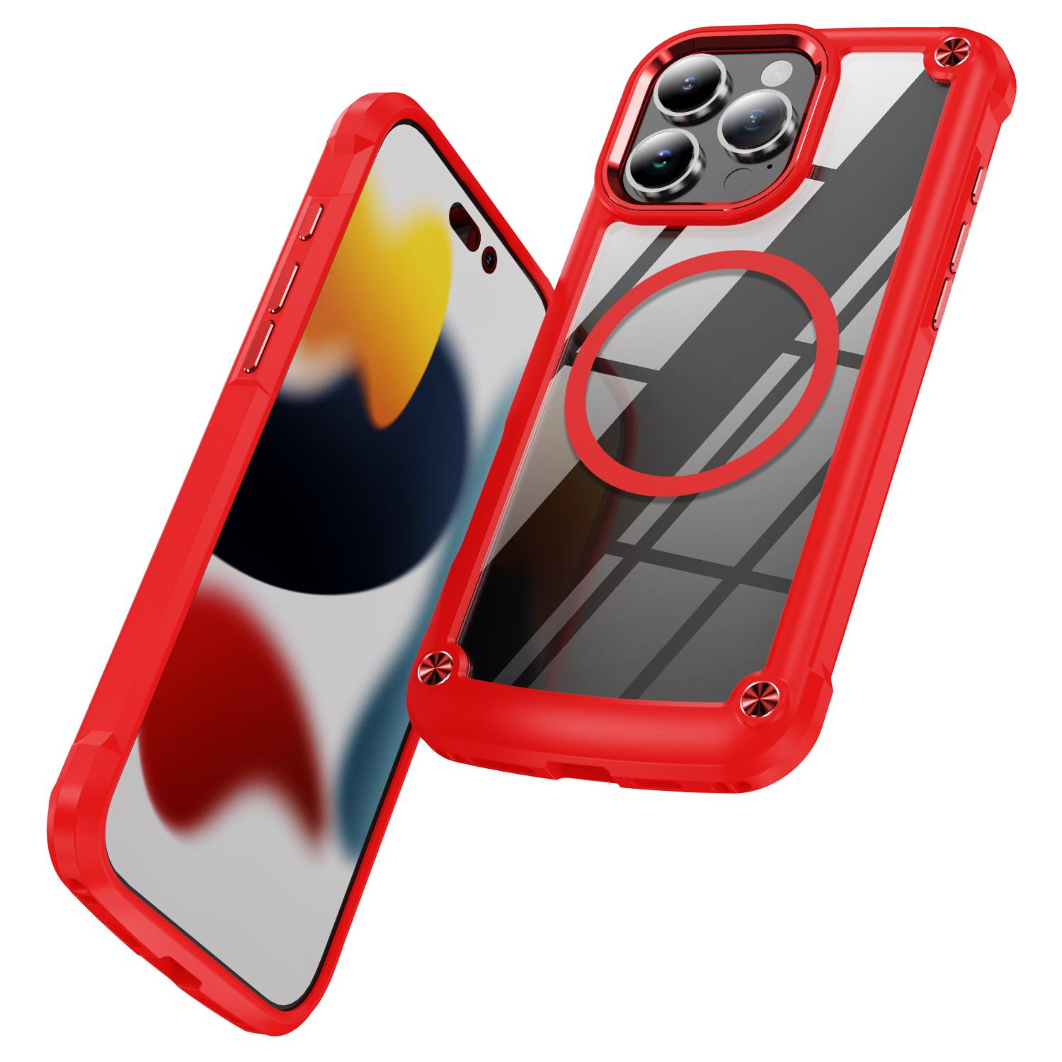 

Heavy Armor Duty Air Bag Magnetic Case for For Iphone 17 Air 16 15 14 Plus 13 12 11 Pro Max Wireless Charge Shockproof Bumper Cover iPhone 13 Pro