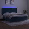 VidaXL Sommier à Lattes de Lit avec Matelas et LED, Lit Rembourré, Lit Double, Lit Adulte de Chambre à Coucher Intérieur, 3139581