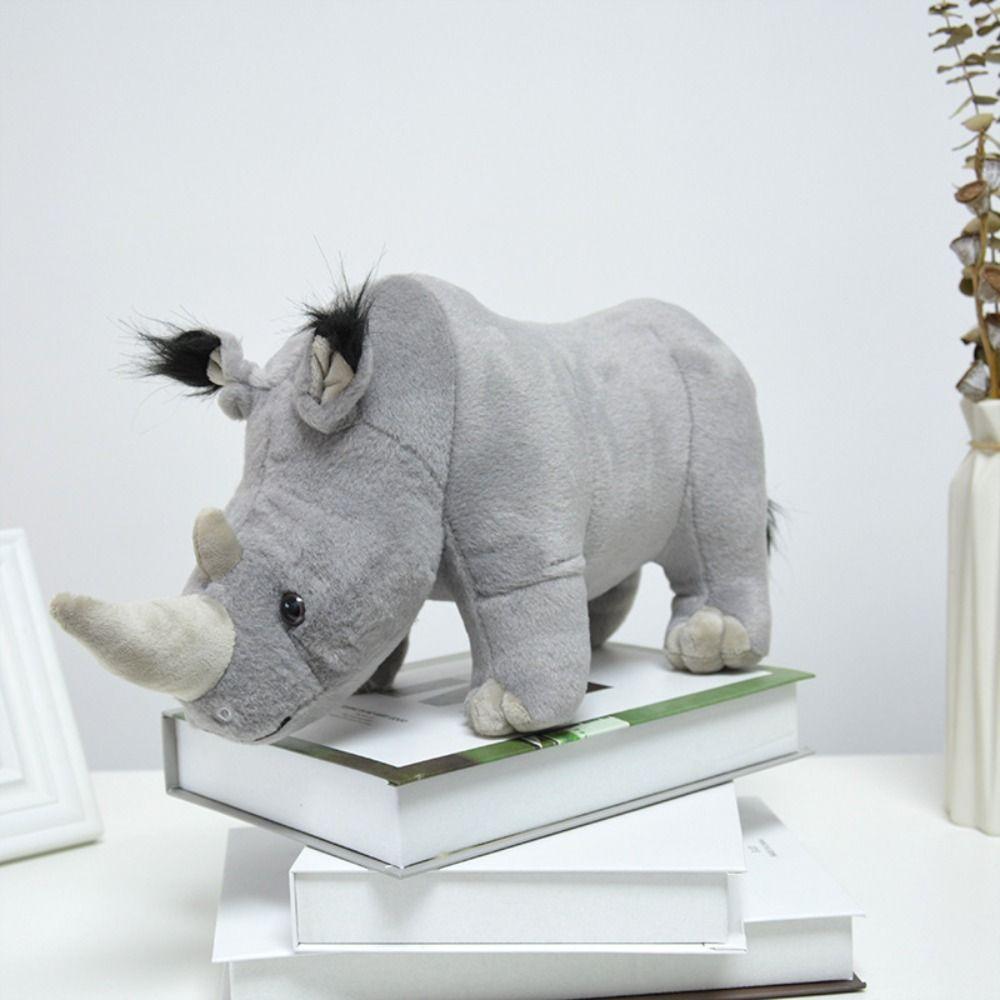 Wild Animals African Rhinos Doll Stuffed Animals Stuffed Rhinoceros Doll  Home Decor
