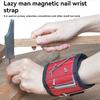 Magnetic Wristband for Holding Screws,Nails,Drilling Bits,Wrist Tool Holder Belts with Strong Magnets,five Rows of Ten Magnets
