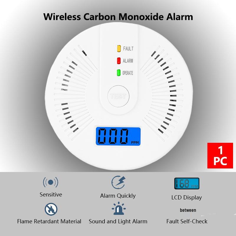 

New Customizable Household Commercial Carbon Monoxide Alarm with CE Certification 1-pack—No Battery
