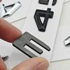 3D ABS Car Letters Logo GLE400 GLE450 Rear Trunk Badge Sticker Emblem For Mercedes Benz GLE Class GLE 400 GLE 450 Accessories