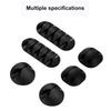 Cables Cord Wire Organizer Silicone USB Cable Winder Management Clips Self Adhesive For Power Cord Mouse Cable For iPhone Phone