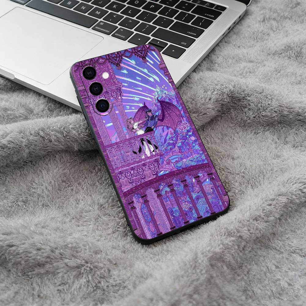 A-Acotar  A Court of Mist and Fury Phone Case For Samsung Galaxy A73,A71 A72,A70,A53,A52,A51,Soft Silicone Black Cover