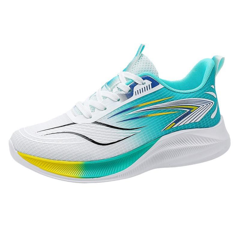 New Running Shoes Men and Women Couples Mesh Breathable Fly-woven Shoes Lightweight Shock Absorption Non-slip Fashion Casual Jogging Shoes