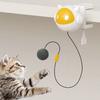 Creative Electric Hang Ball Kitten Bite Resistan Smart Kitten Teasing Rotating Retractable Automatic Lifting Cat Ball