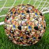 One Piece Print Size 5 Soccer Ball, Standard Match Football for Sports Game and Team Practice, Ideal Gift for Soccer Fans