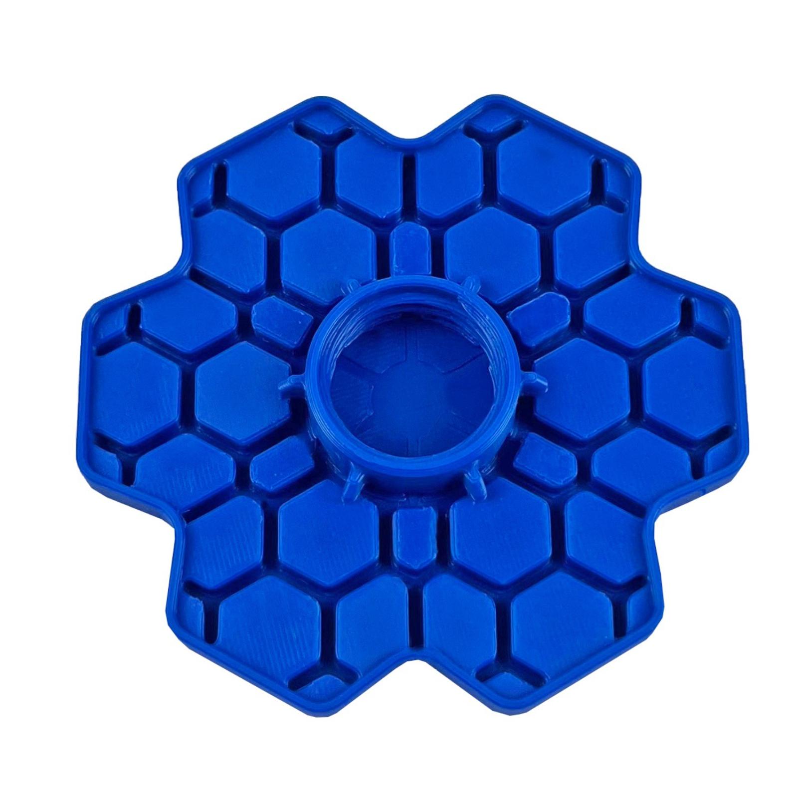 

Bee Feeder Watering Station Garden Drinking Tool Hexagon Shape Durable Plastic Honeybee Feeding Container for Outdoor Beekeeping One Size синий