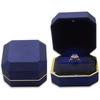 New 1PCS Ring Box Wedding Velvet Ring Case Organizer Jewelry Gift Box With Led Light For Proposal Engagement Ring Boxes