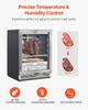 45 KG Dry Aging Fridge for Steaks, Dry Ager Refrigerator for Meat with Precise Temperature & Humidity Control, Freestanding & Under Counter Beef Aging