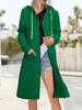 Plus Size Hoodies for Women Casual Full Zip Hoodies Women's Long Hoodies Loose Sweatshirts With Pockets