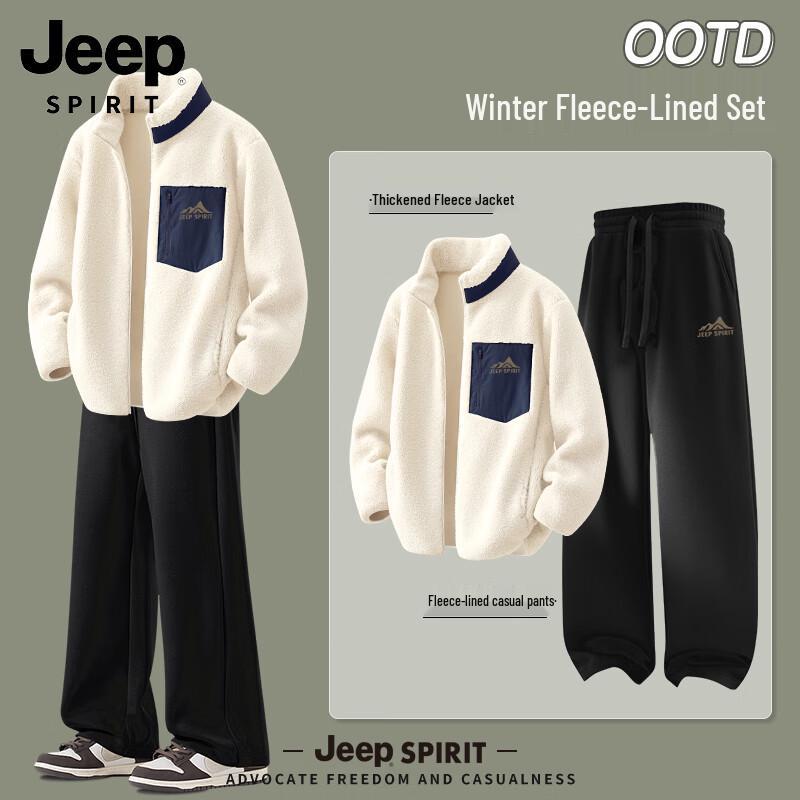 Мужской флисовый спортивный костюм JEEP SPIRIT L