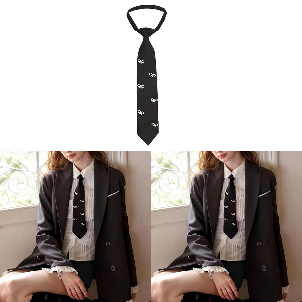 Vintage French Style Polyester Bowtie With Pearl Embellishments For Women Daily Wear