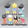 Cute Pvc Dragon Ball Figures Q Version Childhood Goten And Trunks Car Dashboard Decor
