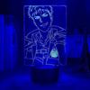 SCSYV 3D Night Light Anime Illusion Attack On Titan Jean Kirstein Light for Bedroom Decoration Kids Gift Attack On Titan LED Night Light Lamp Led Nigh