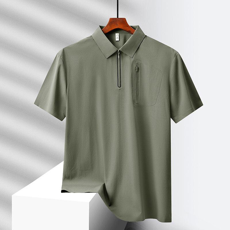 

Solid Color Short Sleeved T-shirt Breathable Quick Drying Outdoor Running Sports Men s Stretch Short Sleeved T-shirt XL