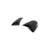 ABS Black Ox Horn Rearview Mirror Lid Cover Trim For 2017- Hyundai Elantra