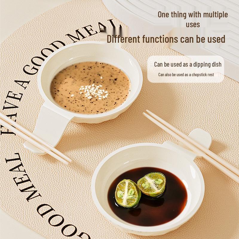 Bone China Saucer for Condiments: Cream Dishes for Seasoning, Dips, and Sauces