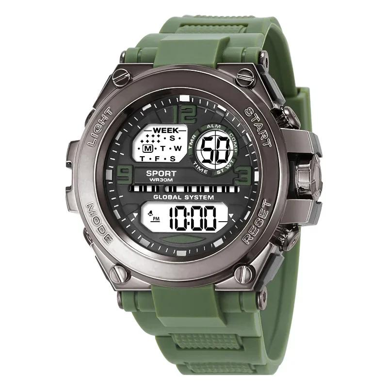Men's Sports Watches 30M Waterproof Multifunction Clock Outdoor Military Digital Watch Smart Electronic Wristwatch for Man Kids
