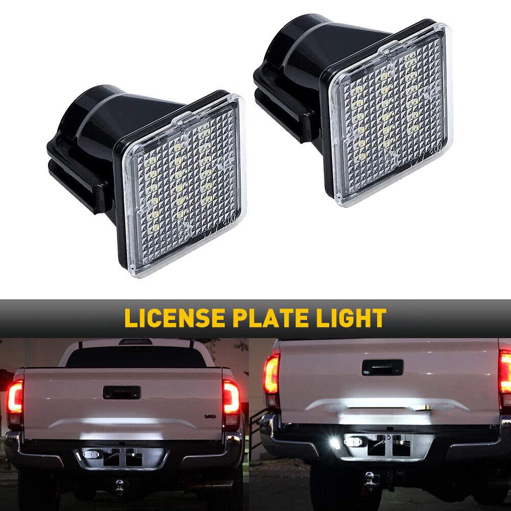 2Pcs LED License Plate Light Lamp For Toyota Tundra 2014-2021 / Tacoma 2016-2022