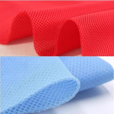 3D Three-layer Elastic Mesh Fabric By The Meter for Clothing Bed Linings Shoes Sewing Plain Interlayer Cloth Thickend Breathable