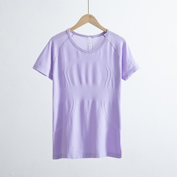 Seamless Swiftly Tech Quick-Dry Yoga Top – Short-Sleeved & Breathable