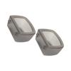 Spillproof Hanging Pet Water Bowl For Small Dog Secure Hook Design Plastic Water Feeder Easy To Clean Crate Waterer 2PCS