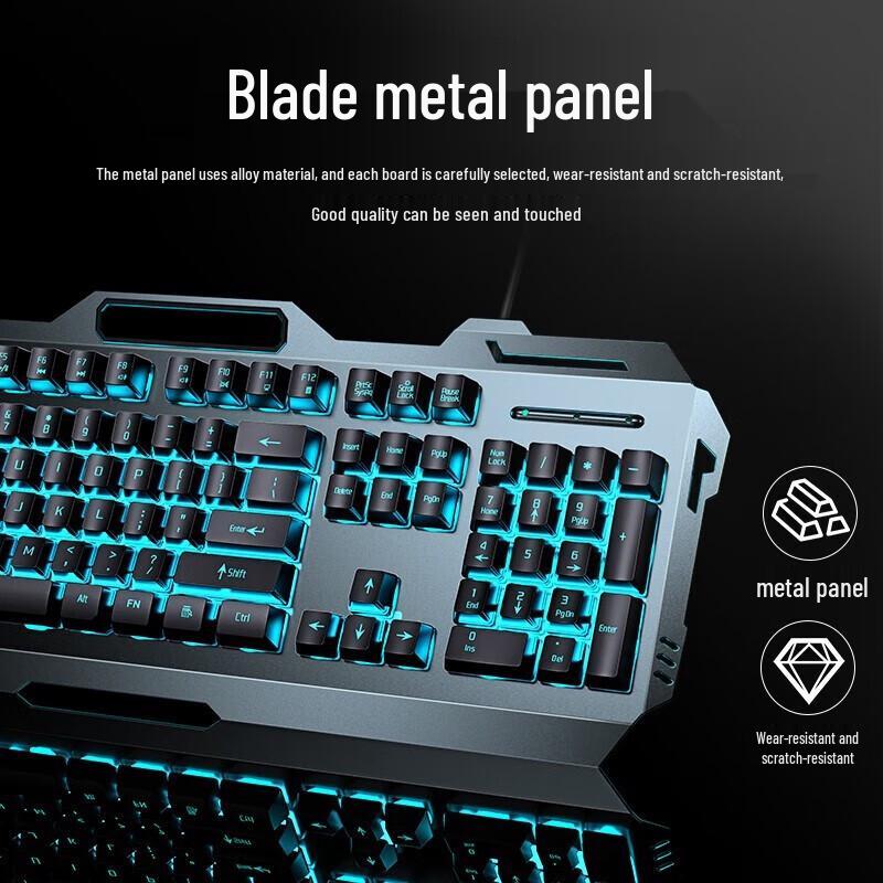 87-Key Wired Mechanical Gaming Keyboard