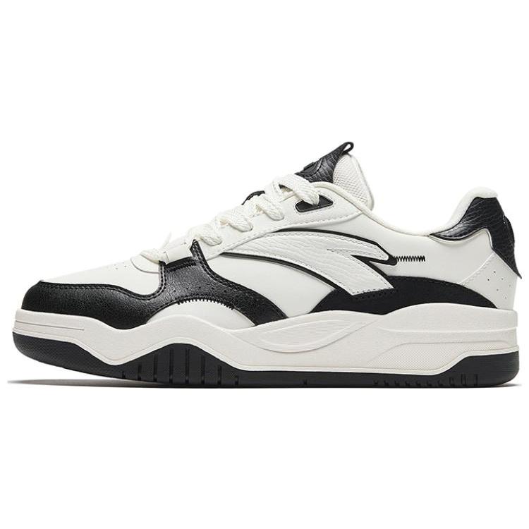 

New Anta Wave Shoes Anti Slip And Wear Resistant Lightweight Low Top Skateboard Shoes Men s Black White 912348003-2 41
