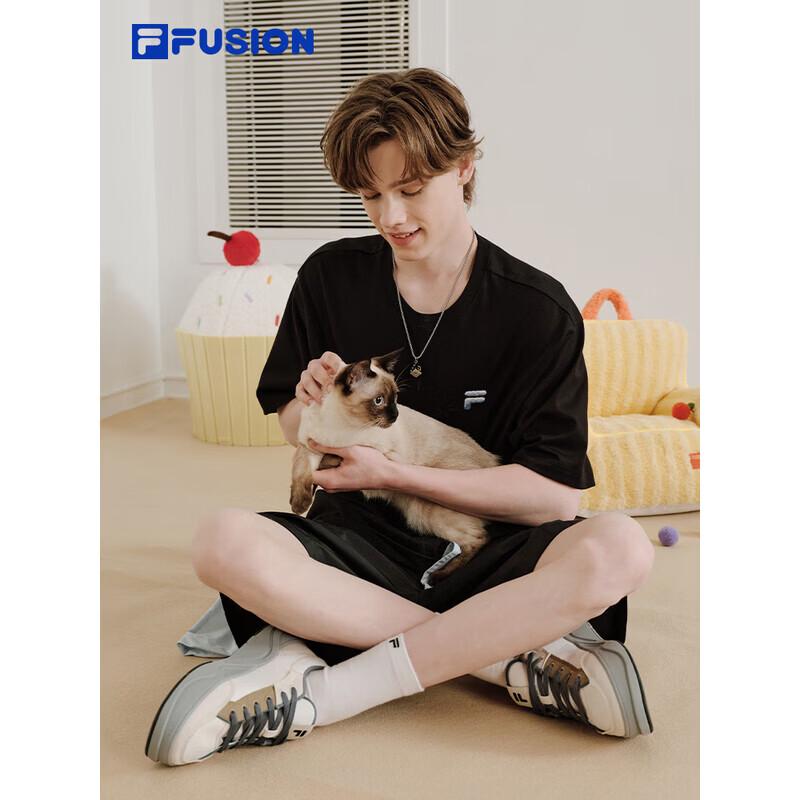 Fila FUSION Couple's Cooling Cotton Knit Short Sleeve T-Shirt