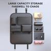 Luxury Car Seat Back Storage Bag Multifunction Backseat Organizer Storage Pocket Wear-Resistant Seat Anti Kick Guard