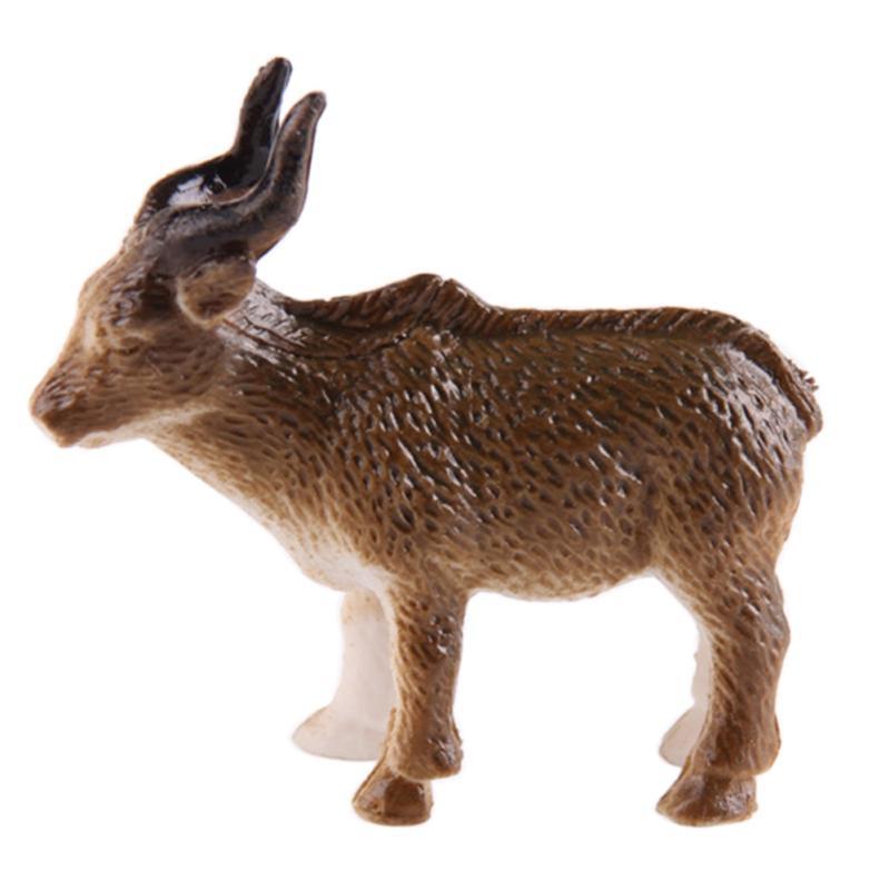 Barn 12 st set Plast Zoo Djurfigur Tiger Leopard Flodhäst Härliga Djurleksaker