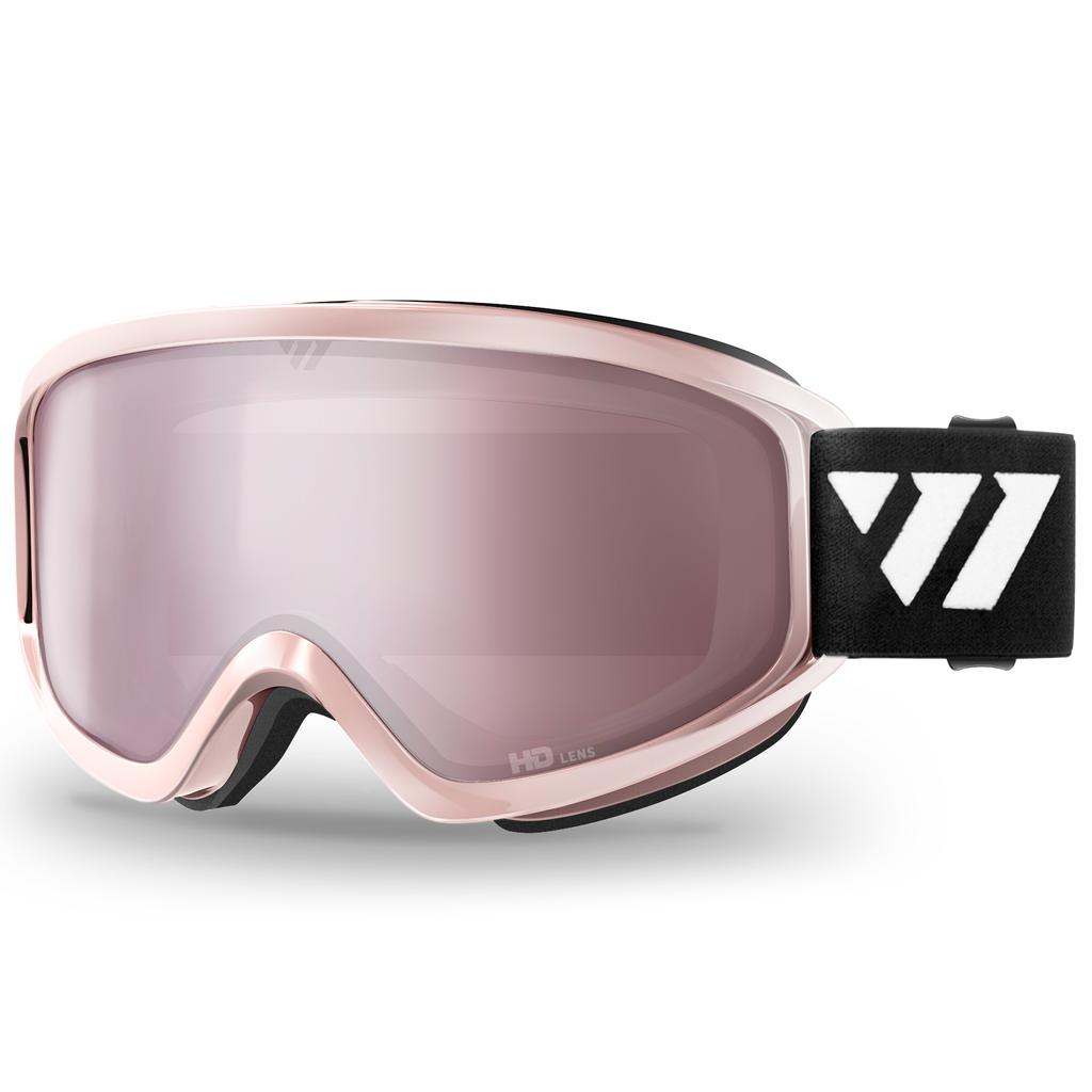 MAXJULI Professional Winter Sport Ski Goggles Double Layers Lens Anti-fog UV400 Ski Eyeglasses Skiing Snow Goggles Men Ladies W1