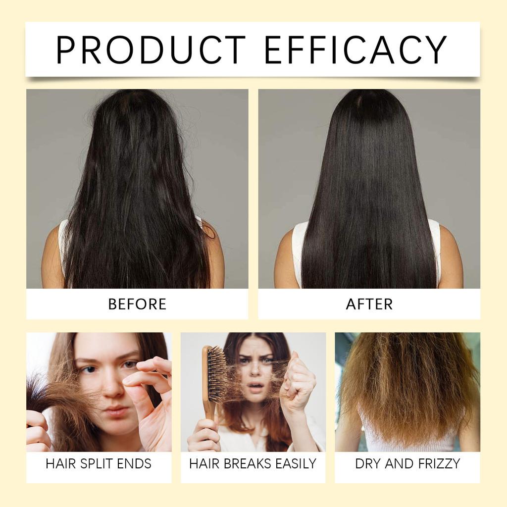 Hoegoa Nourishing Hair Oil For Shiny Dry Hair Lightweight Non Greasy Care 60ml