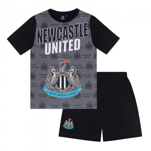 Newcastle United FC Boys Gordon 10 Sublimated Short Pyjama Set