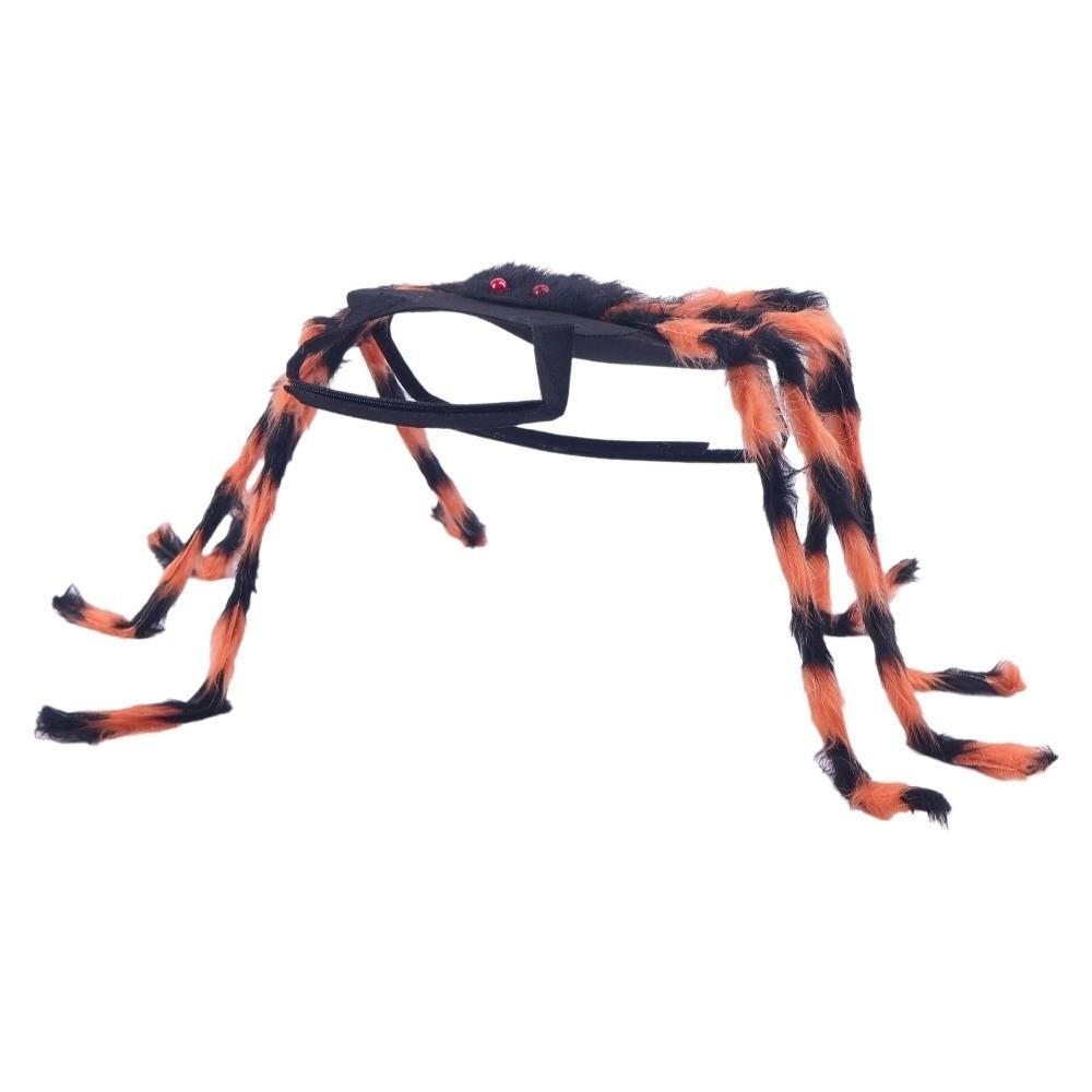 Spider Decoration Pet Spider Harness Creative Cat Cosplay Costume Pet Spider Costume Role Playing S оранжевый
