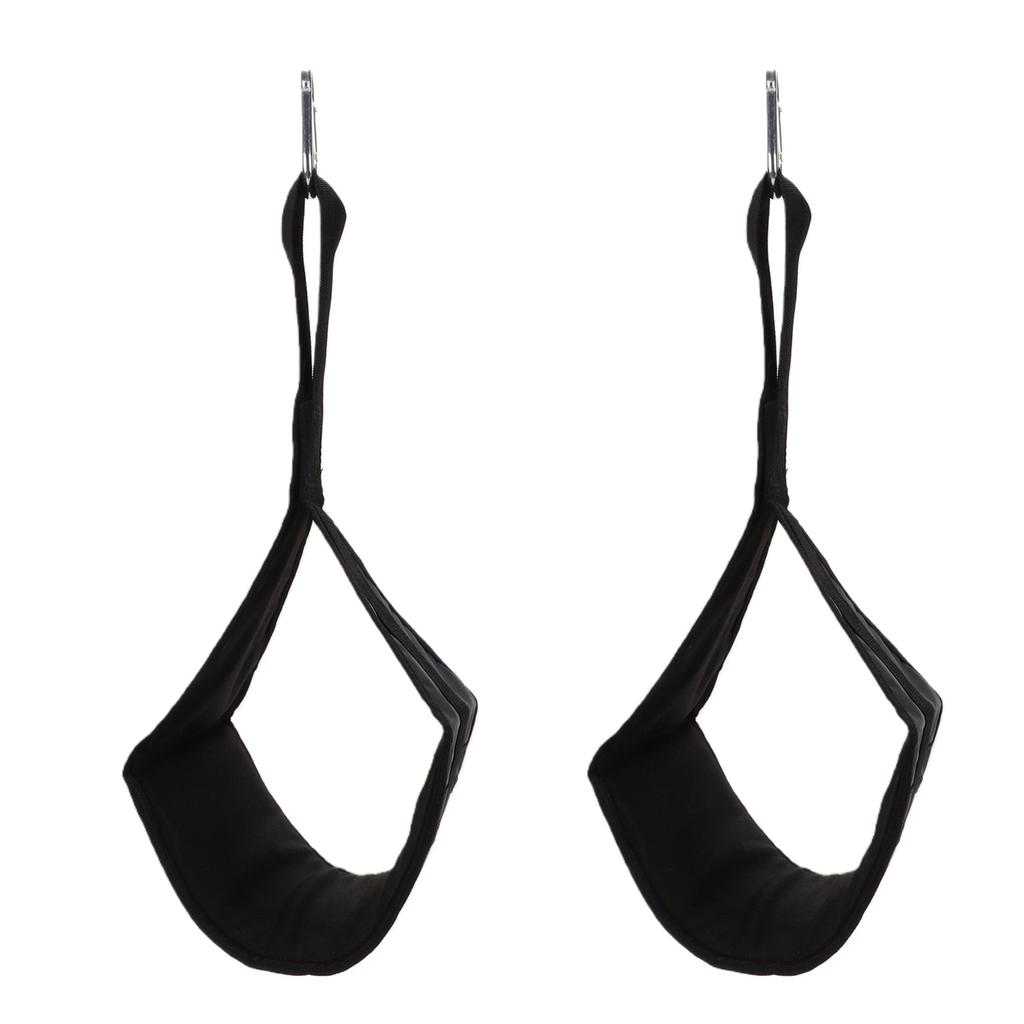 2Pcs Fitness Hanging AB Straps Hang Bar Strap for Pull Up Bar Core Strength Training with 2 Hooks
