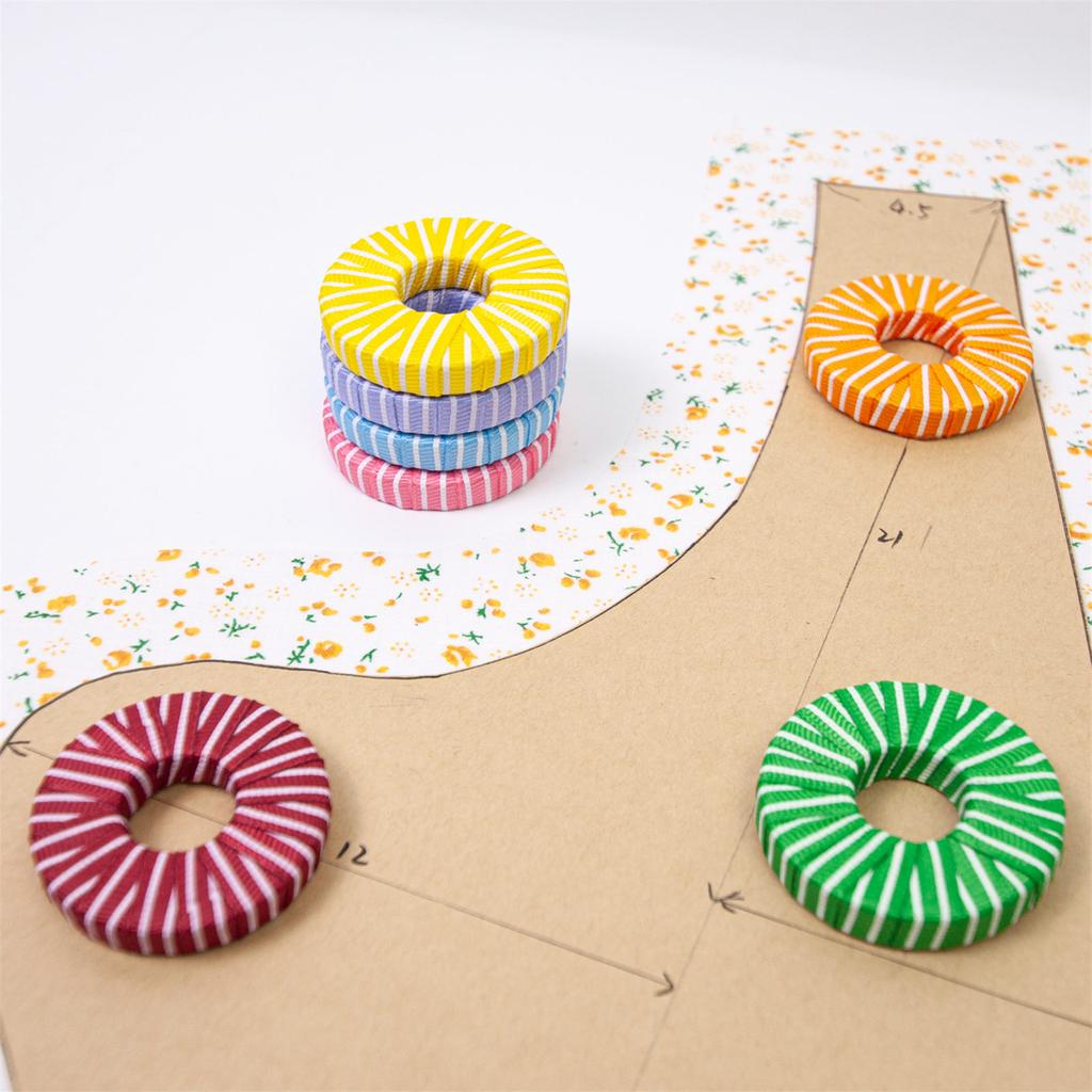 4Pcs Metal Fabric Pattern Weight Round Sewing Weights Fabric Cutting Weights Pattern Making and Sample Cutting Weights