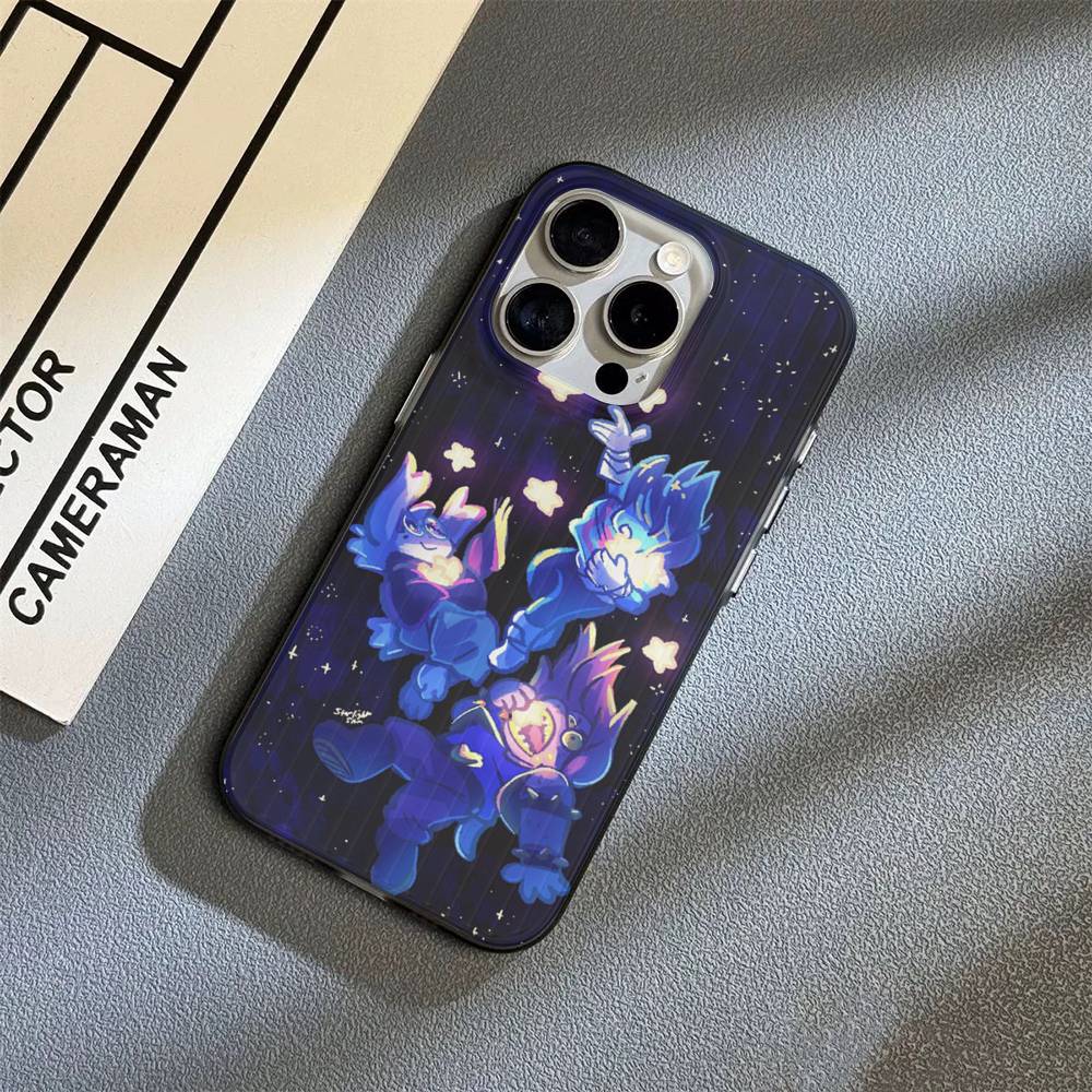 D-Deltarune Ralsei For iPhone 17 16 15 14 13 12 11 Pro Max Plus Pro Corrugated Shockproof Matte Phone Cover
