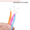 Replaceable Interdental Brush With Dust Cover Soft Mini Brush L-type Tooth Floss Cleaning Between Teeth Oral Care Toothpicks
