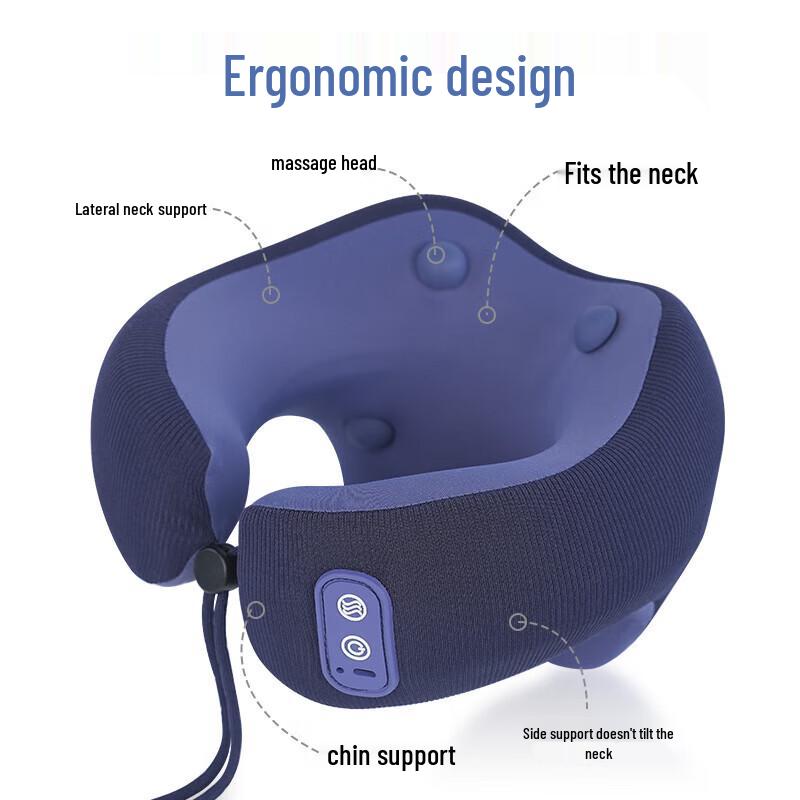 Journey Smart U-shaped Neck Massager Pillow with Heat Therapy