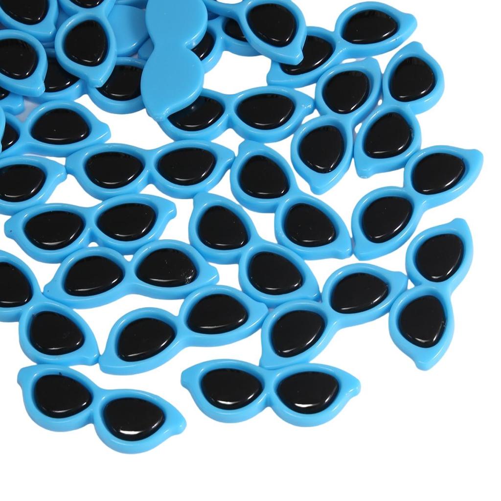 10 Buc. Acrilic Drăguț Cool Circular Ochelari Accesorii DIY