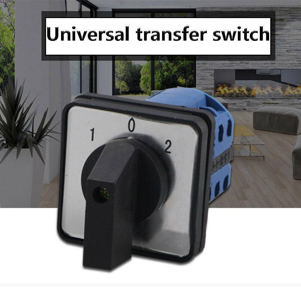 LW26-20A/32A 3 Positions On-Off-On Changeover Selector Control Rotary Cam Switch