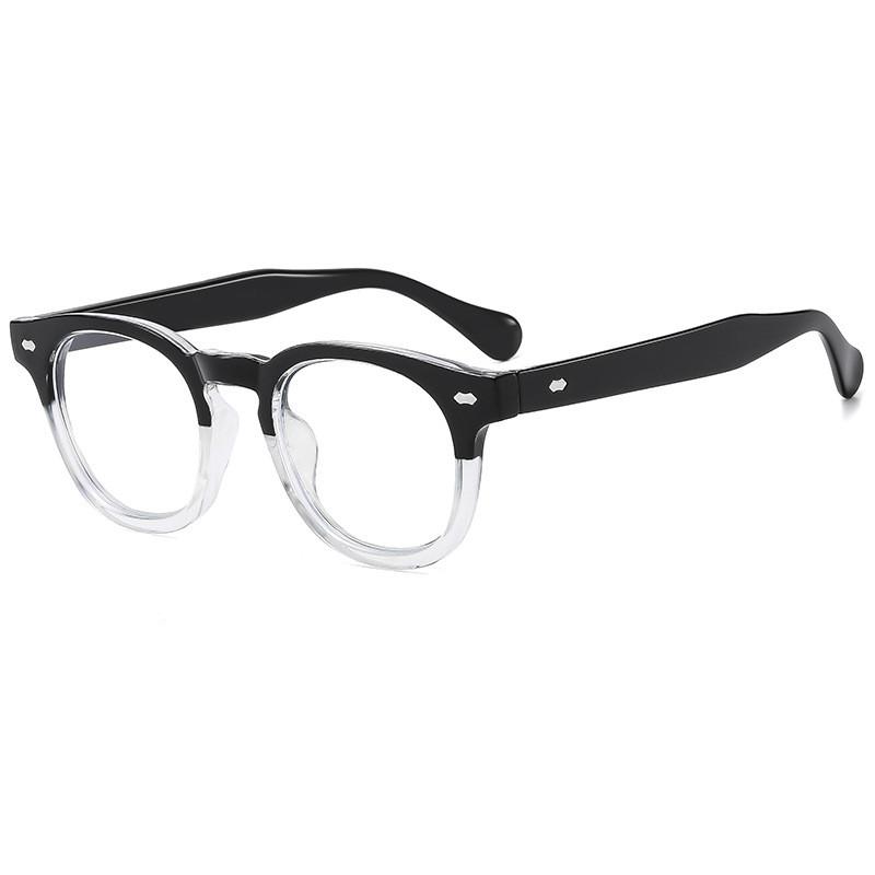 

Retro Hip Hop Round Glasses With Uv400 Protection For Outdoor Sports And Fashion Style CopperBlackBlueLight