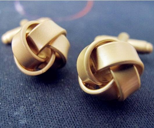Black Cufflinks For Men Fashion Knot Design Top Quality Copper Sale Cufflinks Whoelsaleretail