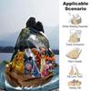 Winnie Pooh Adventure Flannel Blanket Super Soft Warm Cozy Blanket For Sofa Bed Office Travel Allseason Home Decor Gift
