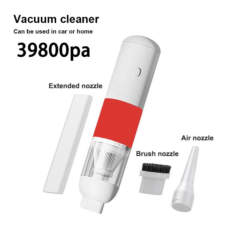 

Wireless Car Vacuum Cleaner New 3-in-1 Automobile Vacuum Cleaner Portable Robot Vacuum Cleaner Mini Handheld Dust Catcher красный
