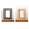 Durable Pet Memorial Frame Wooden Pet Photo Frame Rotating Photo Frame  Living Room Decor