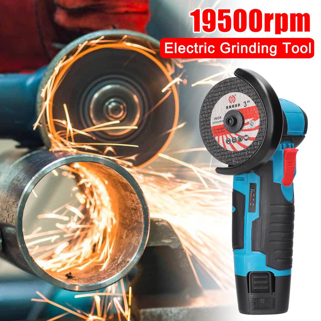 Electric Grinding Tool Multifunctional Mini Grinder Handheld Cutter for Cutting Polishing Ceramic Tile Wood Stone Steel